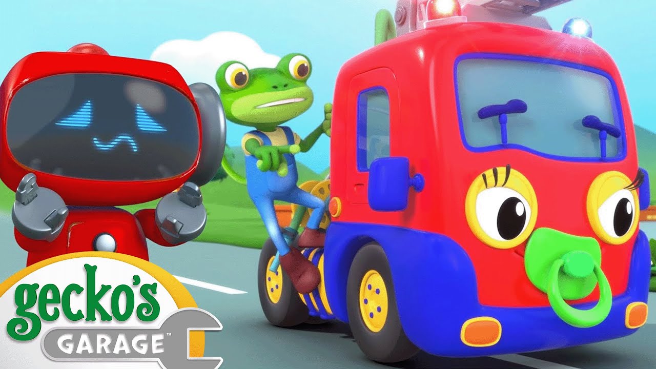 Baby Fire Truck | Gecko 3D | Learning Videos for Kids