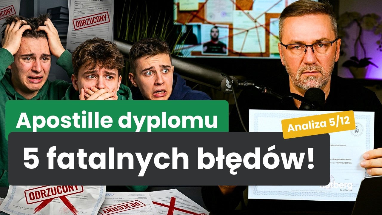 Apostille dyplomu - pełna procedura krok po kroku i 5 największych błęd&oacute;w!