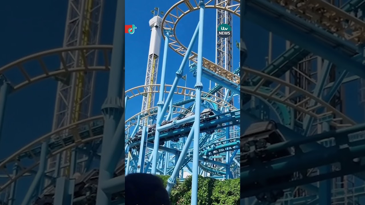 One person killed in rollercoaster incident in Sweden #itvnews #news #sweden #jetline #gronalund