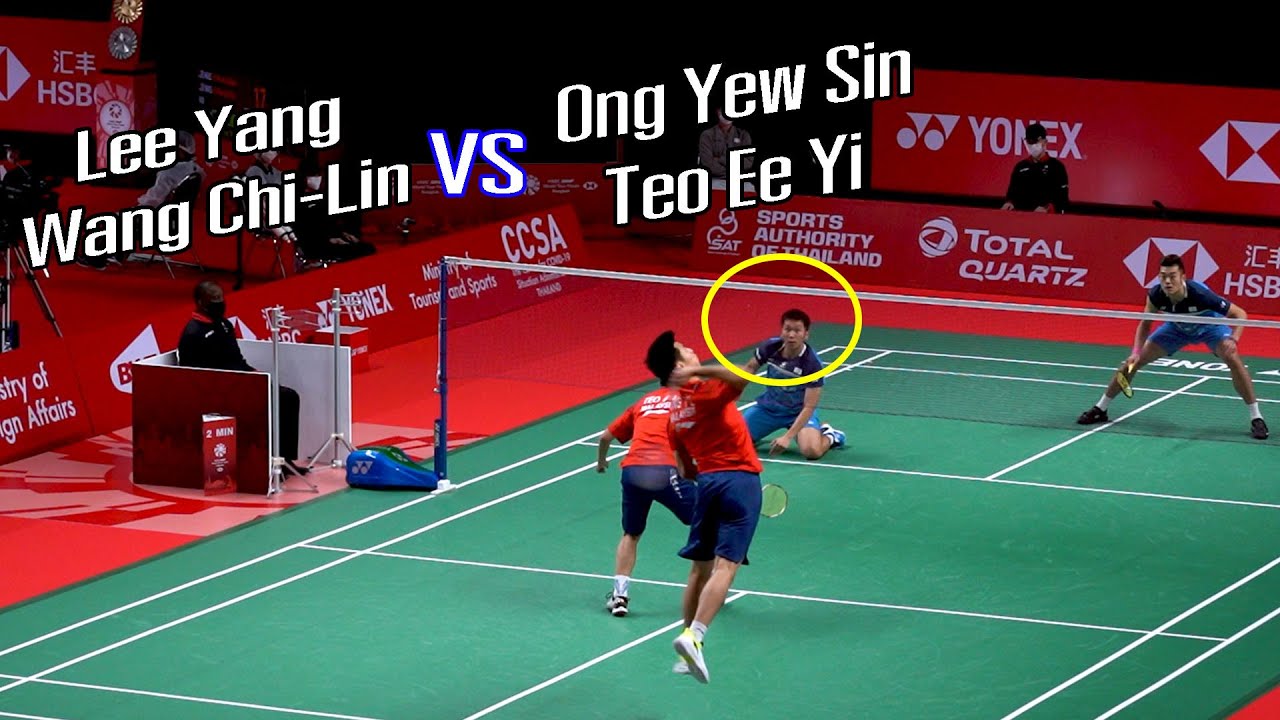 Lee Yang +Wang Chi-Lin VS Ong Yew Sin+Teo Ee Yi