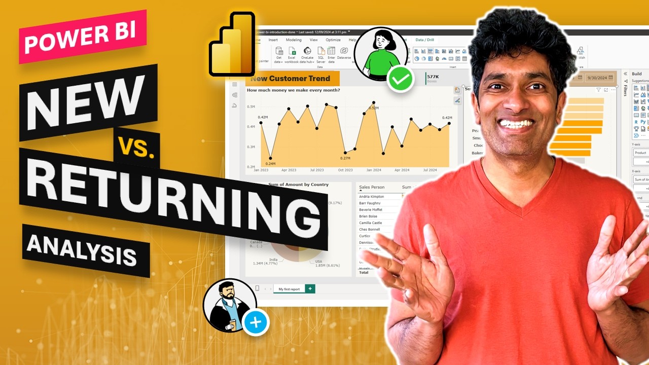 How to use DAX to analyze New vs. Returning Customers in Power BI
