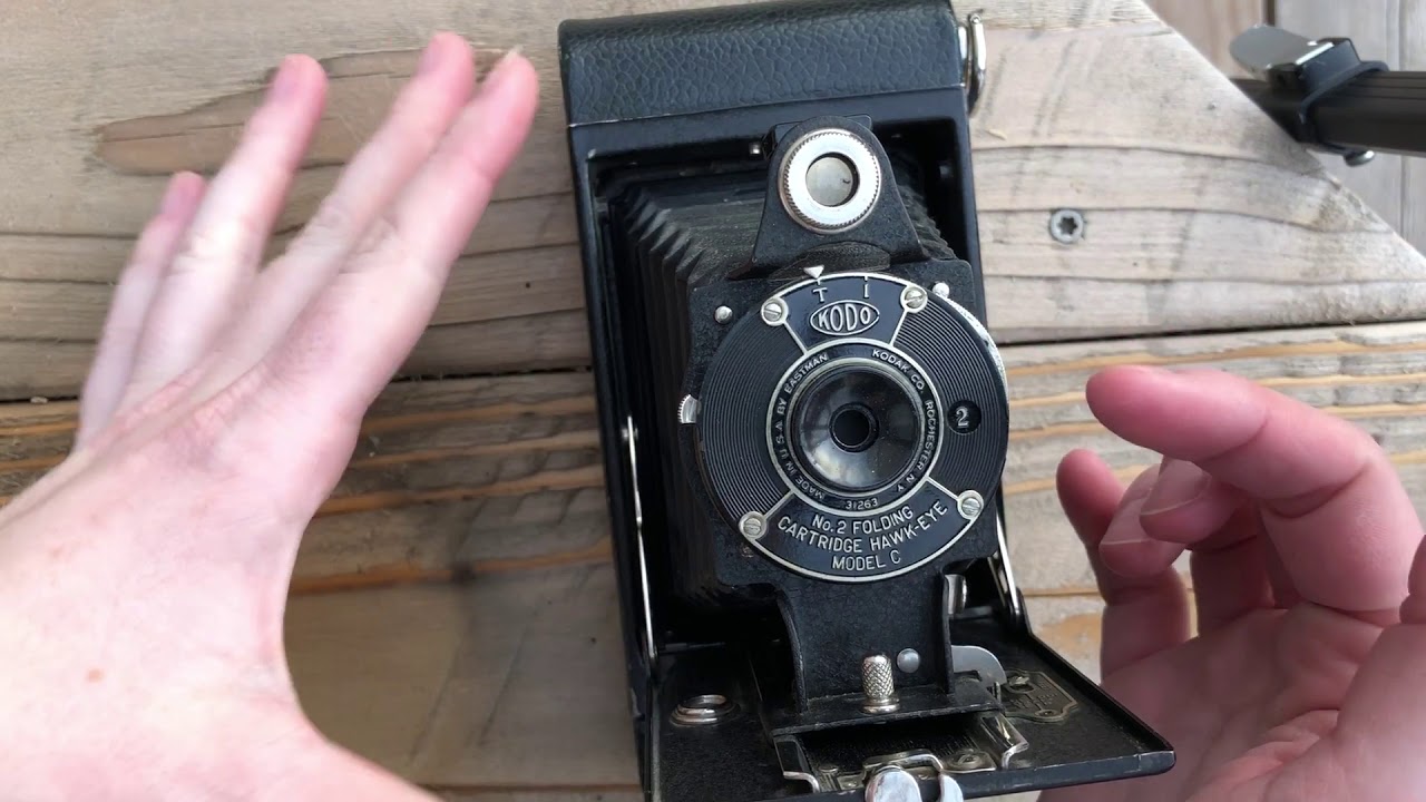 Kodak no. 2 Folding Cartridge Hawk-eye Model C folding camera tour