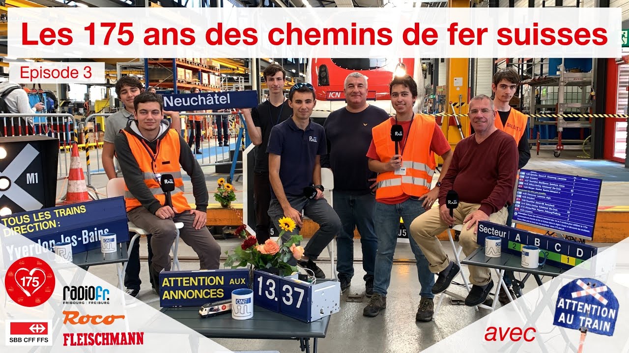 [S3-E03] Les 175 ans des chemins de fer suisses - Rail One