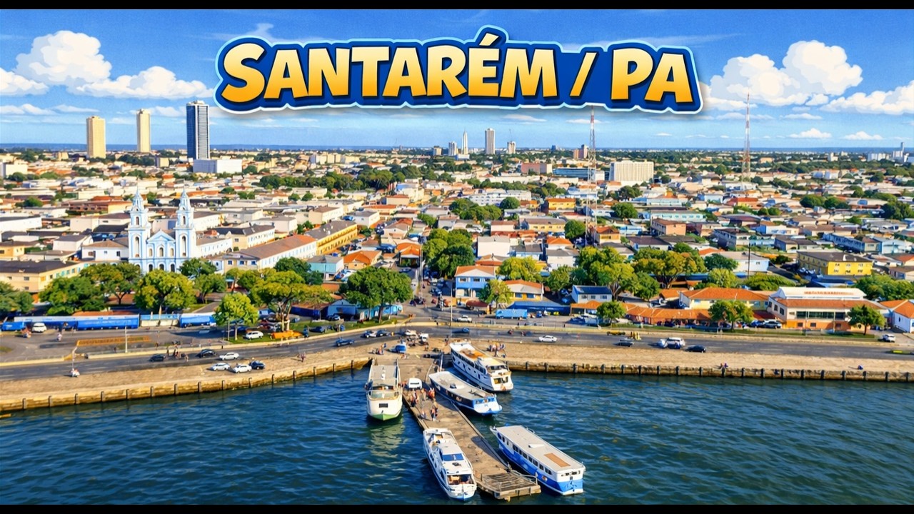 Santarém (PA) vista do alto | Principais Pontos Turísticos | Imagens Aéreas com Drone