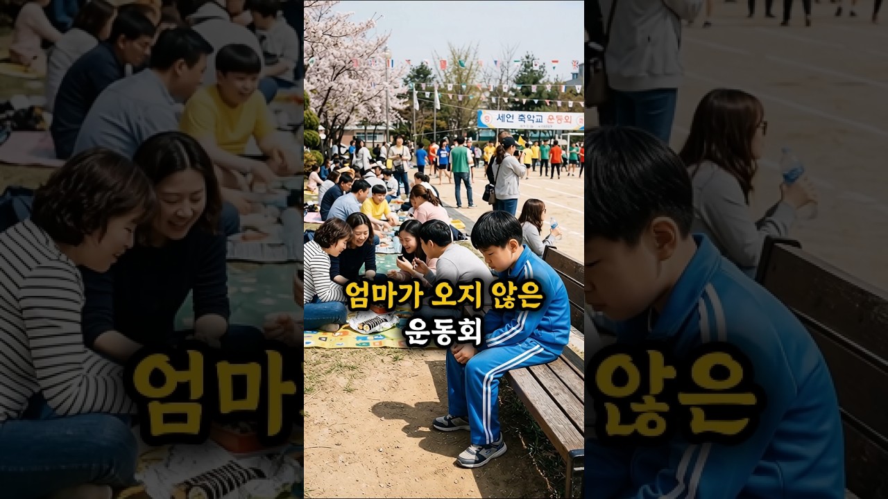 엄마가 오지 않은 운동회 #감동사연 #슬픈사연 #쇼츠드라마 #엄마 #가족