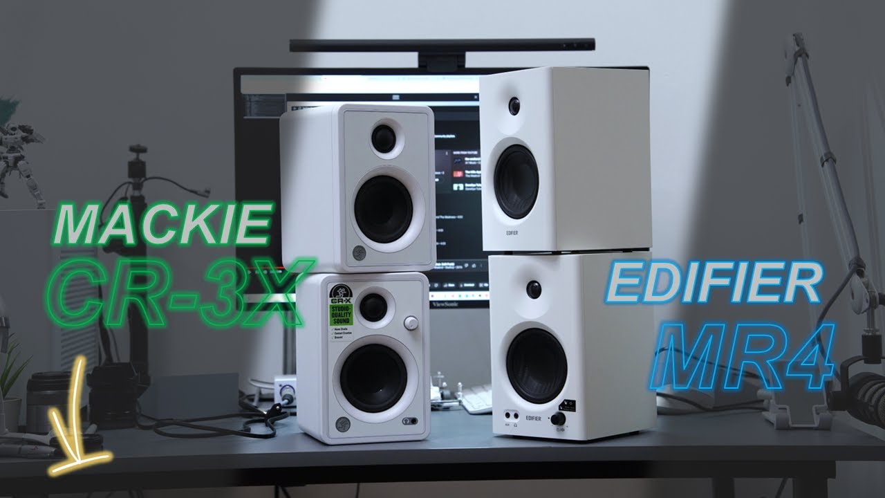 Adu 2 Speaker Monitor Putih Ep.2 | Edifier MR4 vs Mackie CR3X Arctic White