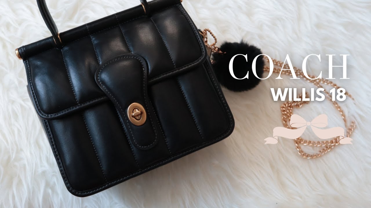 COACH WILLIS 18 W/ QUILTING REVIEW ♥ details, wear + tear, what fits