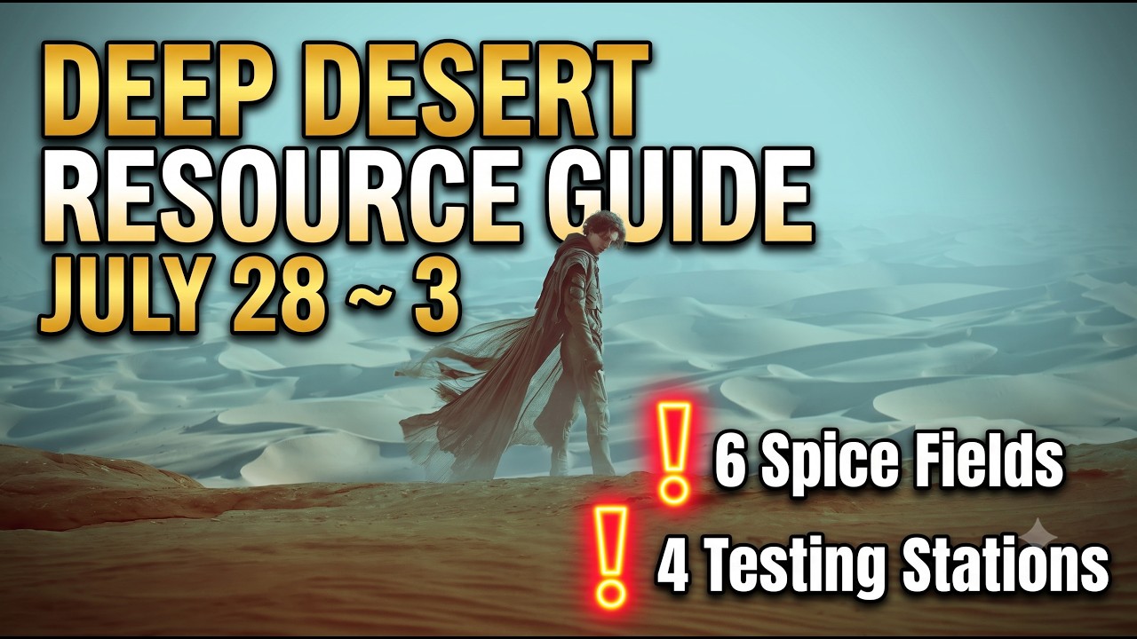 DUNE AWAKENING: Гайд по ресурсам Глубокой пустыни (Секреты еженедельного сброса!)