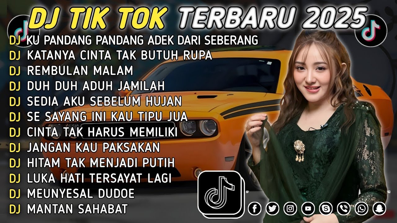 DJ TIKTOK TERBARU 2025 || DJ CINTA DARI SEBERANG 🎵 DJ KATANYA CINTA TAK BUTUH RUPA 🎵 FULL ALBUM❗❗