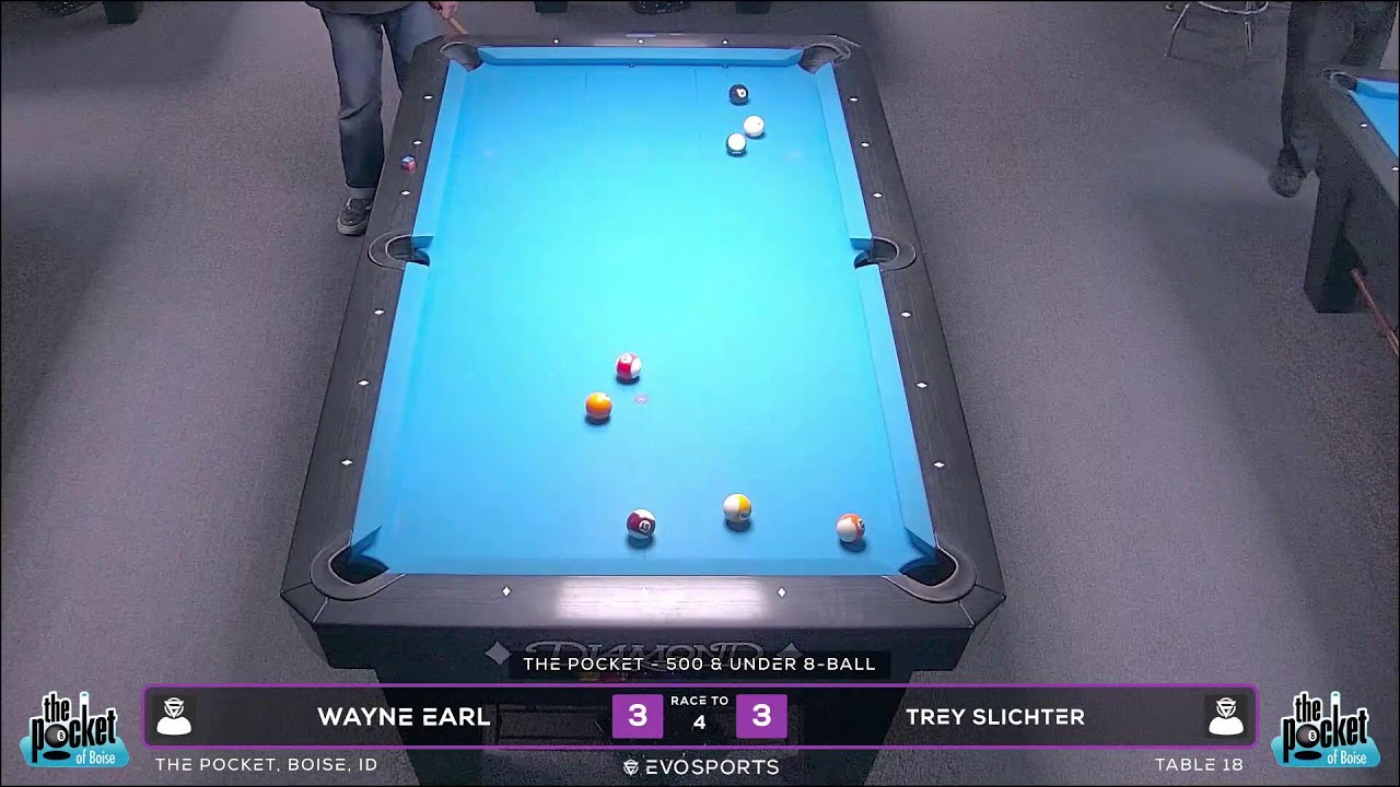 WAYNE EARL vs TREY SLICHTER - THE POCKET - TABLE 18 | EvoSports