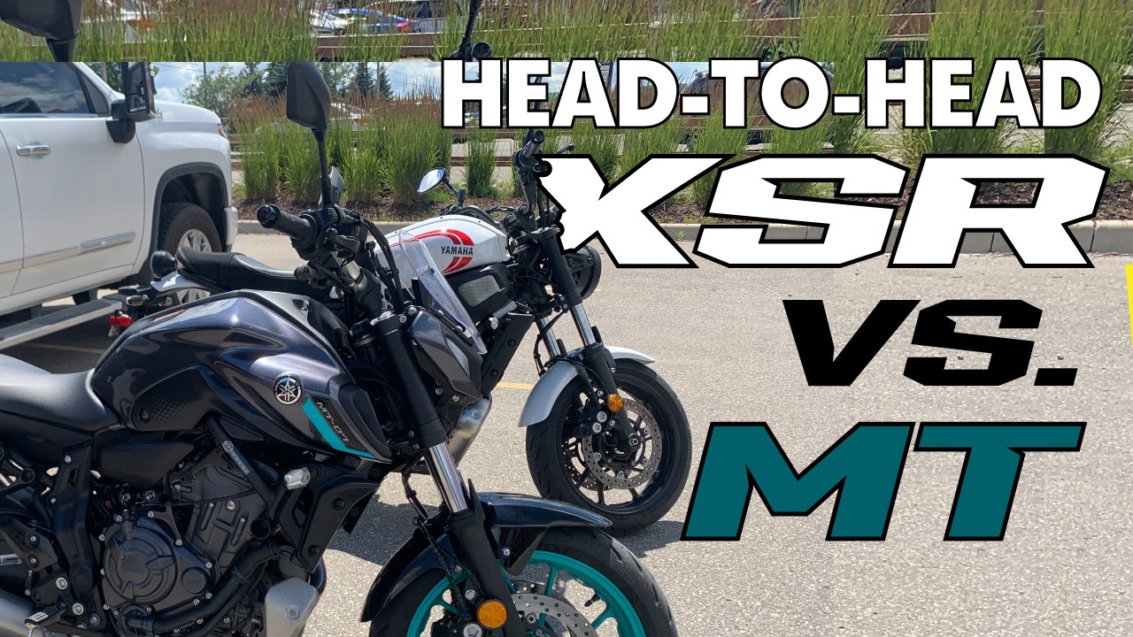 Yamaha MT-07 vs. XSR 700 Head to Head | Yamaha Demo Tour 2024