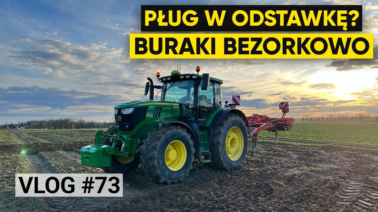 UPRAWA POD BURAKI BEZ PŁUGA | BYŁEM W FABRYCE JD | WAŻNA ZMIANA NA KANALE! | VLOG #73