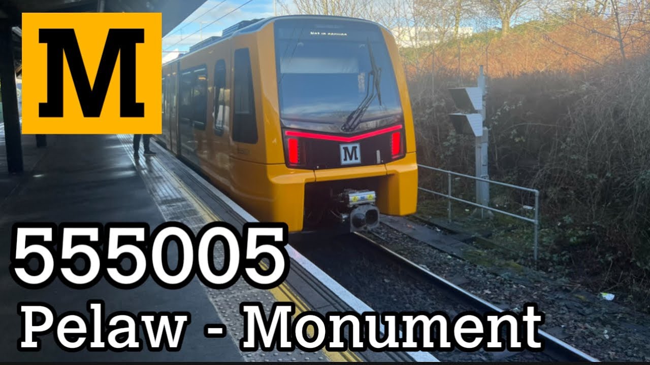 Tyne and Wear Metro | 555005 Pelaw - Monument