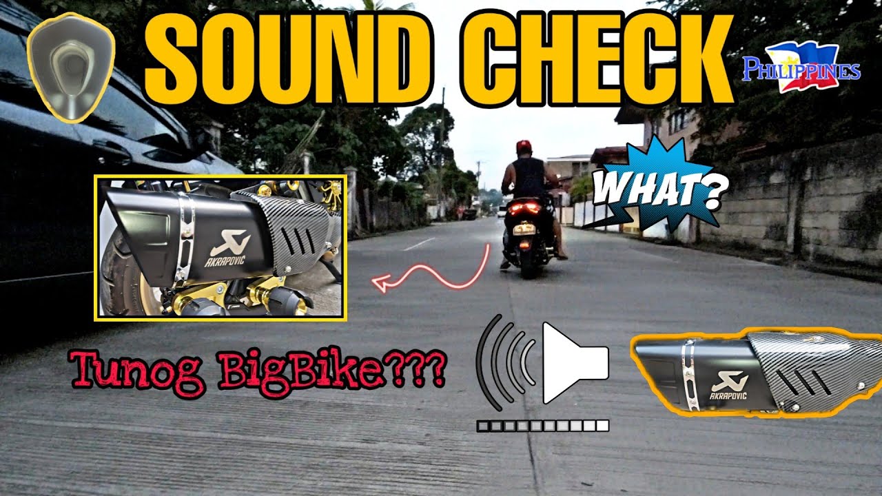 AKRAPOVIC M1 EXHAUST FOR NMAX V2 | FULL SYSTEM WITH RESONATOR | SOUND TEST | TUNOG BIGBIKE 🇵🇭