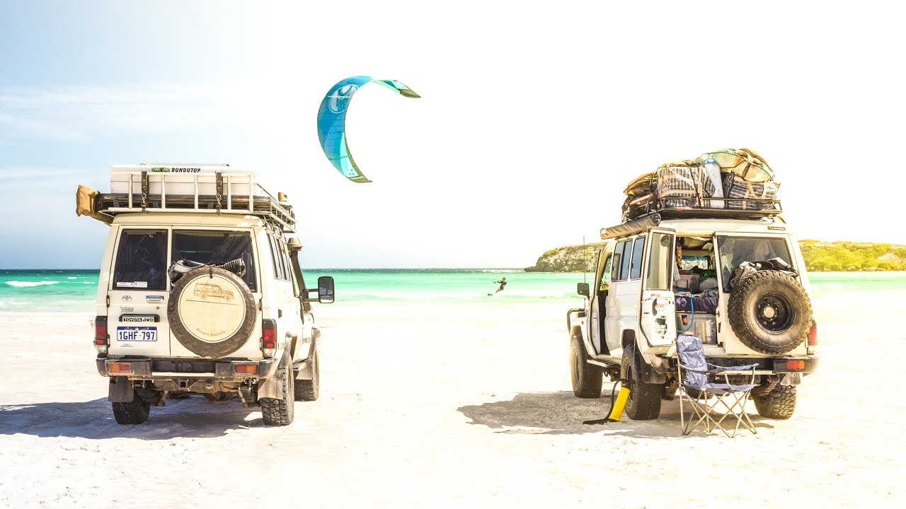 Kitesurfen in Australien - Kitereisen ins einsame Paradies - 4x4 Kite Trip