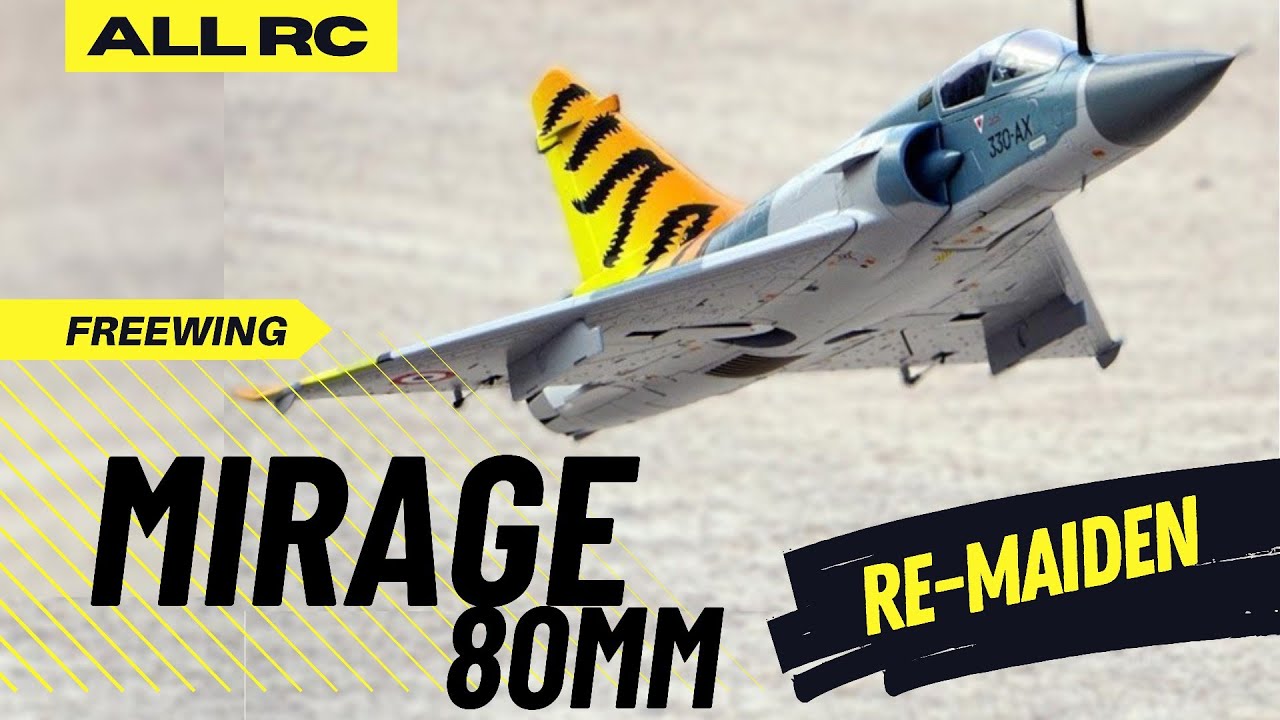 Freewing 80mm Mirage 2000C V2 Maiden Flight
