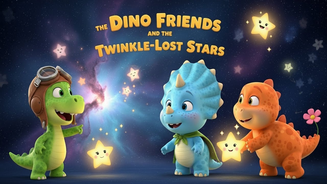 The Dino Friends and the Twinkle Lost Stars  Bringing Back the Shine