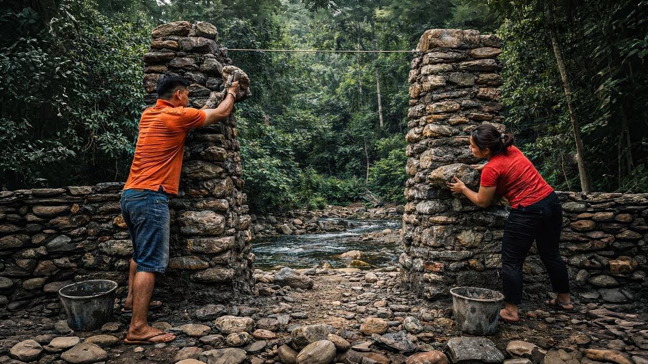 It All Starts Here: Rebuilding Our Stone Gate by the Stream [P1] | by @chuctonbinh