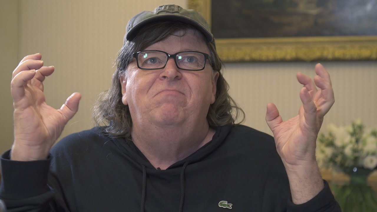 Owen Jones meets Michael Moore | 'Trump is like the sound of dying dinosaurs'