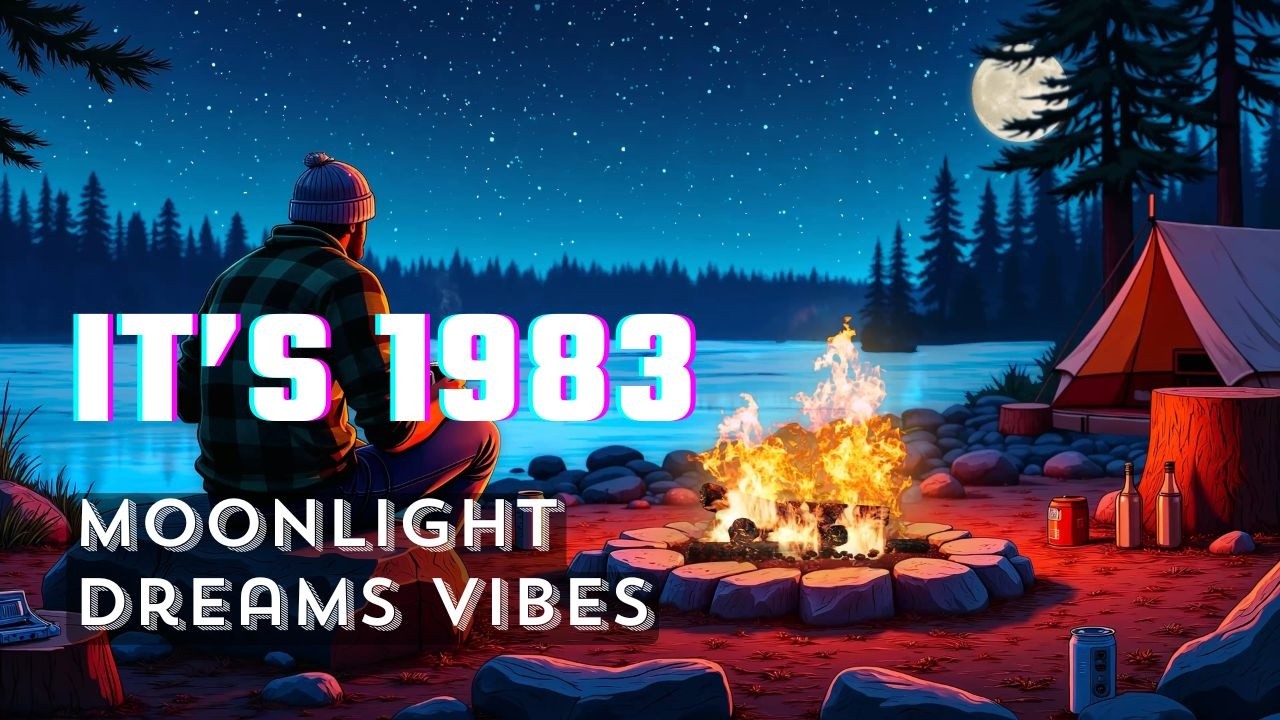 Midnight Campfire Synthwave ’84 🌙 // Chill Synthwave for Work & Study