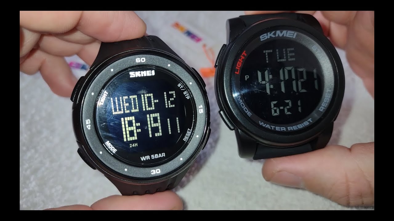 Skmei 1257 VS Skmei 1219 COMPARAÇÃO