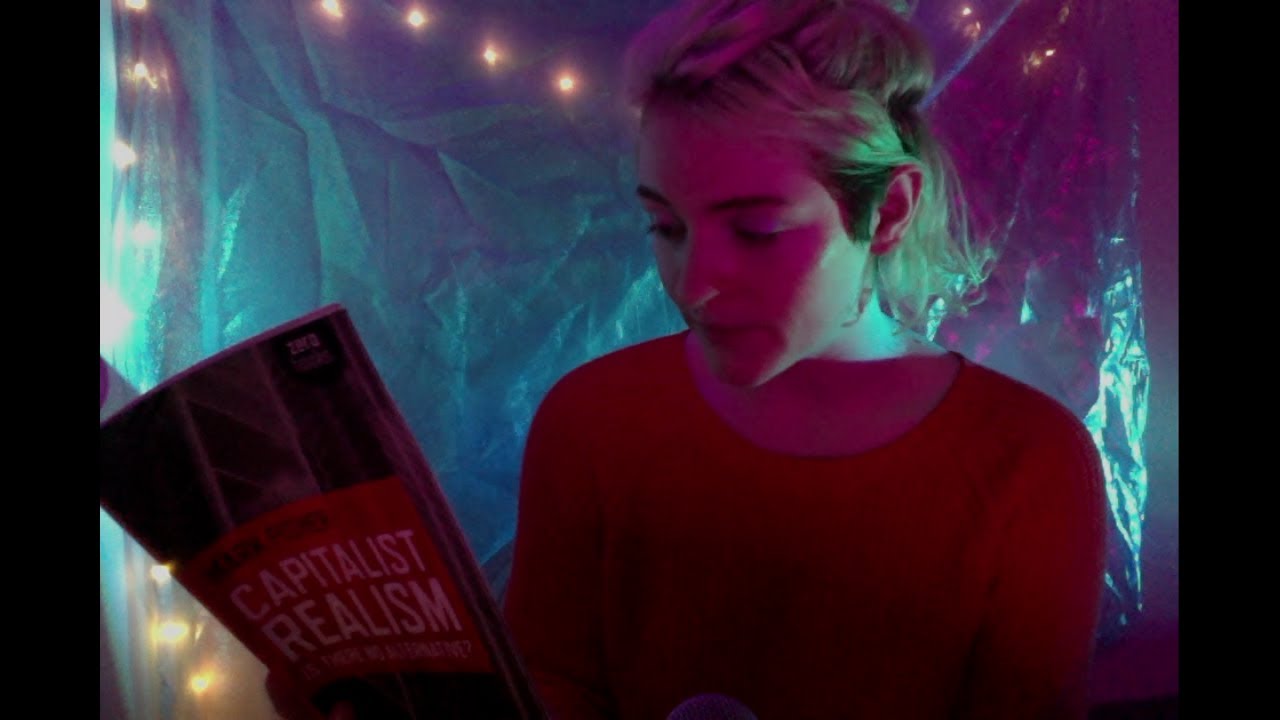 ASMR Book Club: Capitalist Realism - Soft Speaking, Kratom Drinking, Page Turning