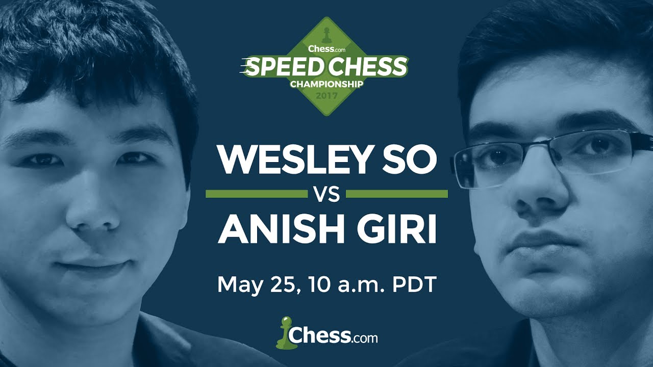 Speed Chess Championship: Wesley So Vs Anish Giri