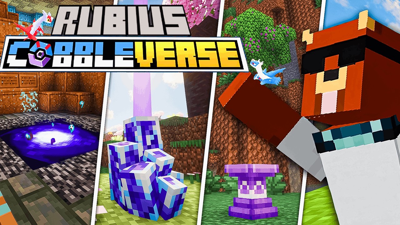New Rubius mods for Minecraft Pokemon