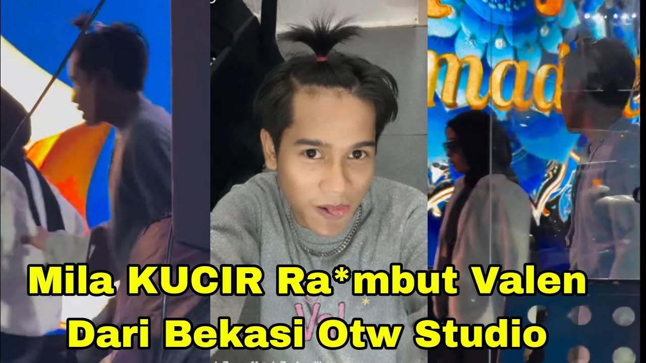 MILA KUCIR RAM*BUT VALEN, OTW DARI BEKASI KE STUDIO GANDENG TANGAN