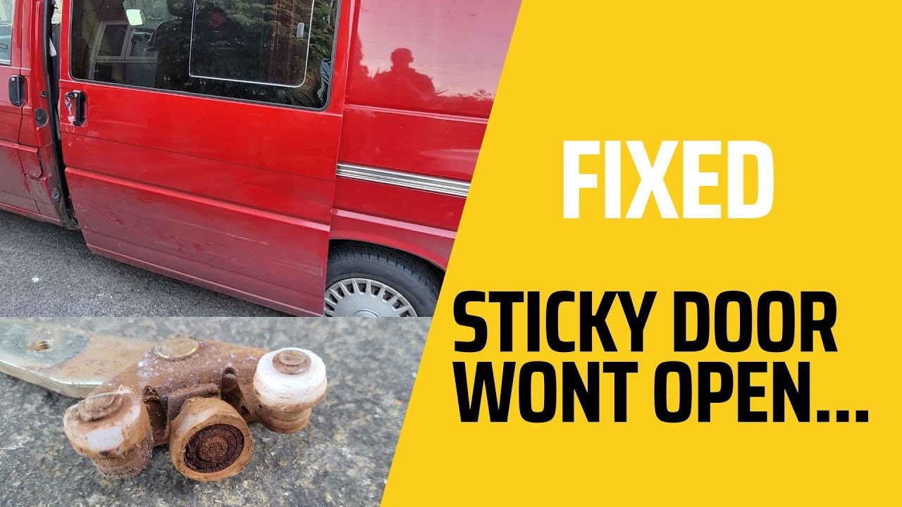 VW Van Sticky Sliding Door - EASY FIX
