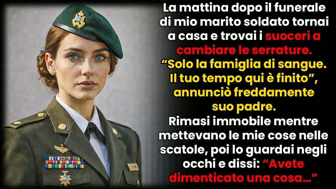 Dopo il funerale di mio marito, suo padre disse; «La proprietà torna al sangue»—non se l’aspetta