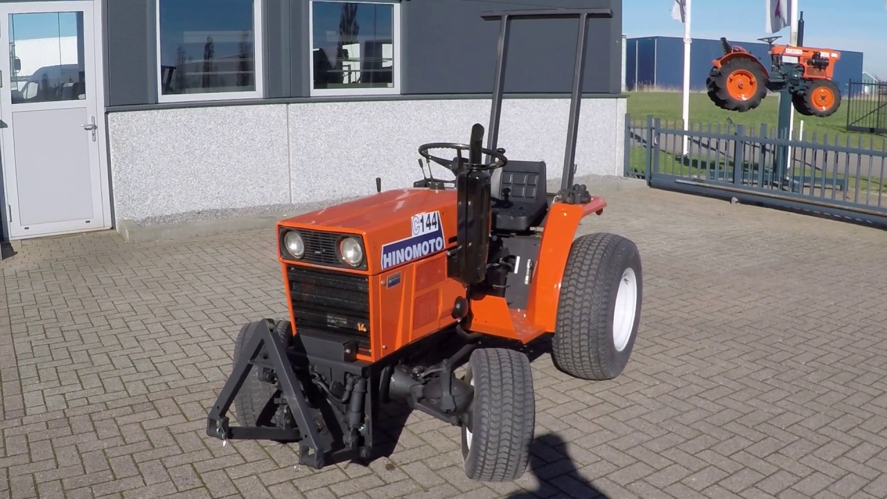 Hinomoto C144 4wd / 2168 Draaiuren / Fronthef + PTO