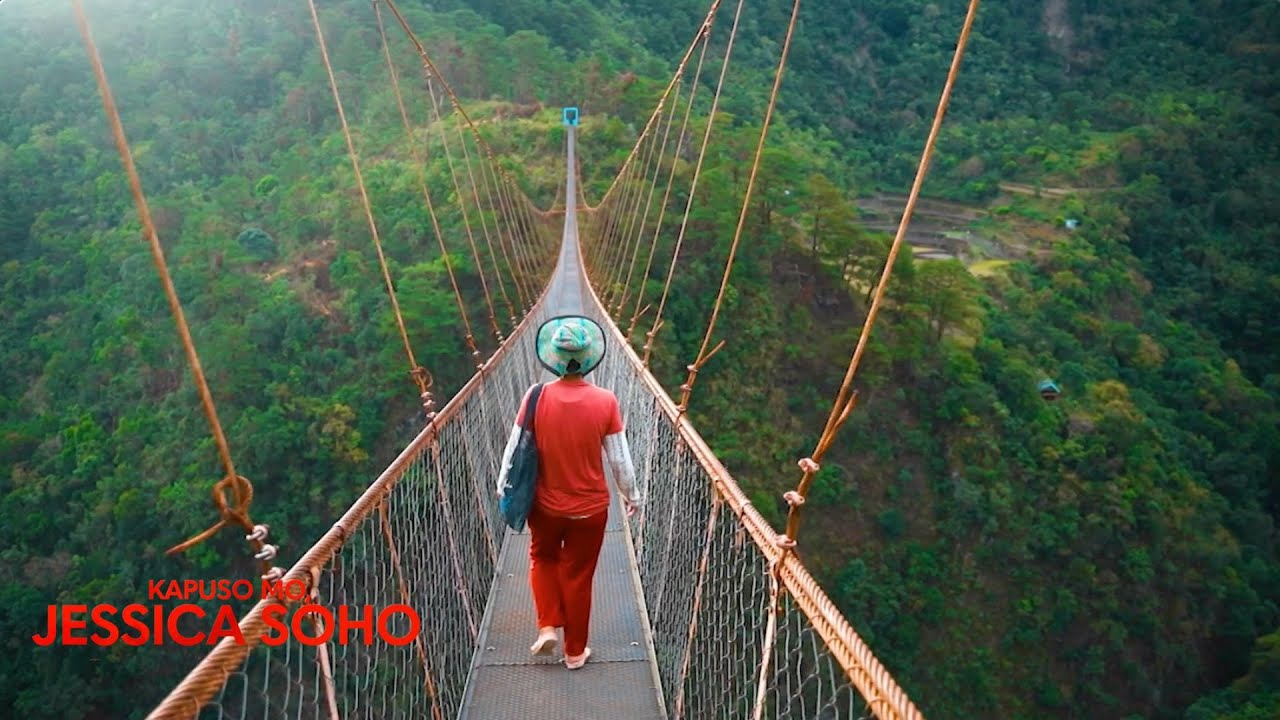 Pinakamataas na hanging bridge sa Pilipinas na Nabenngan Bridge, bisitahin | Kapuso Mo, Jessica Soho