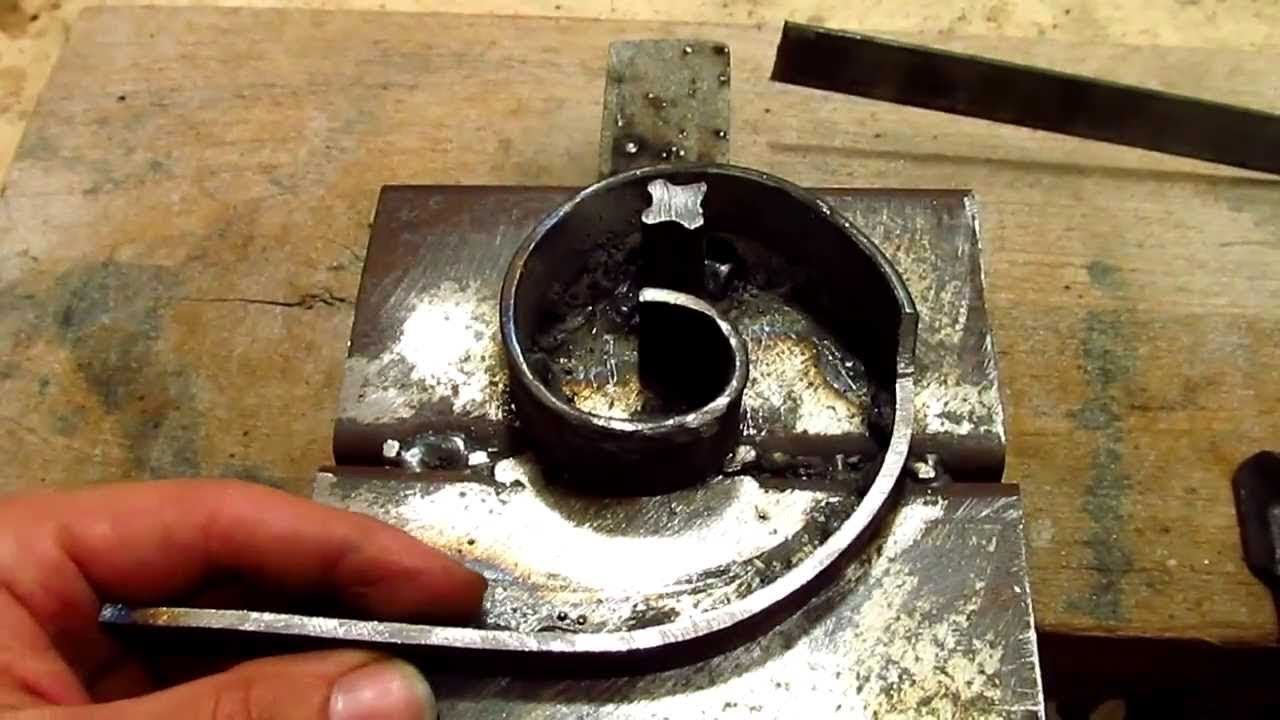 Forma (Jig) para volutas - serralheria