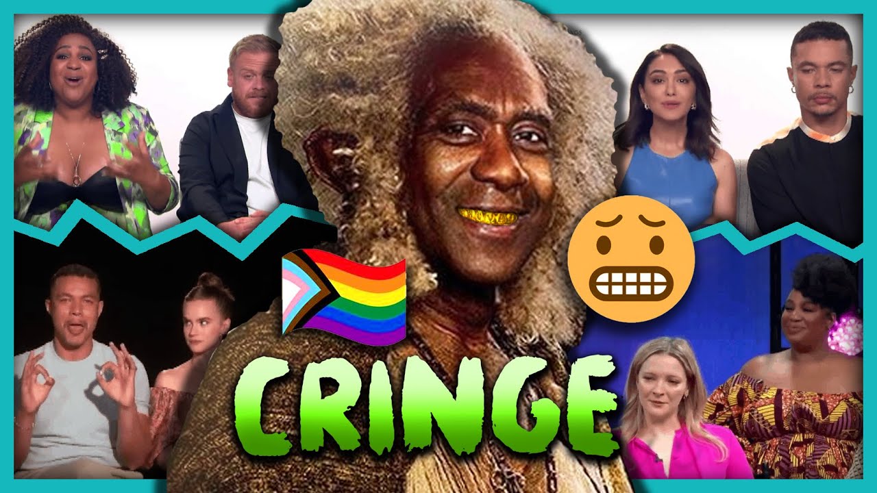 Rings of Power - Ultimate CRINGE compilation - Cast Interviews - WOKE DISASTER!
