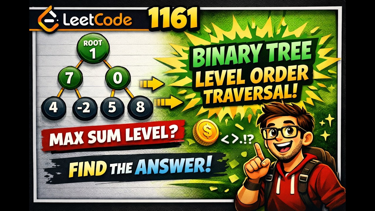 1161 Maximum Level Sum Of A Binary Tree || Leetcode Problem Of The Day