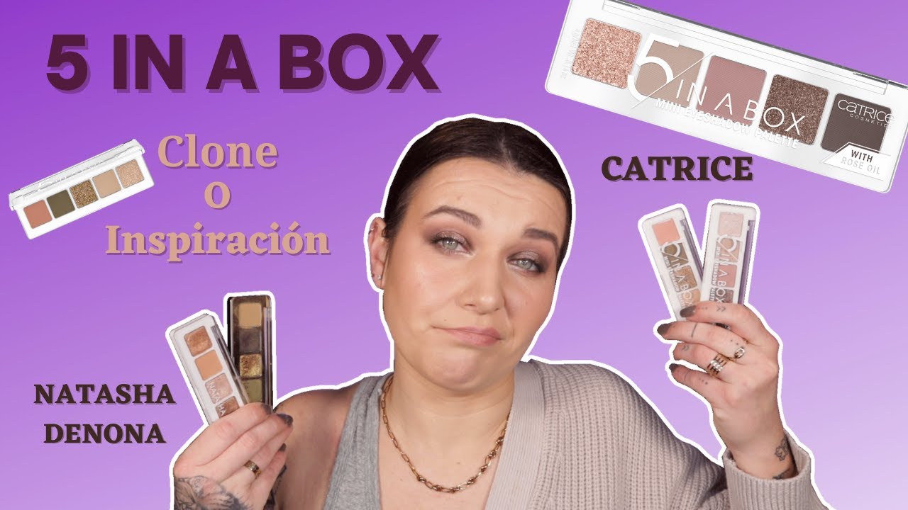 PALETAS 5 IN A BOX CATRICE SON CLONES ?