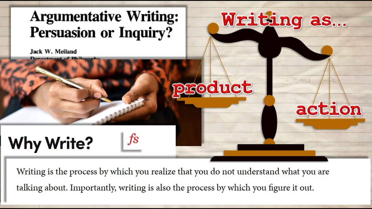 Writing as metacognition vs. writing as 