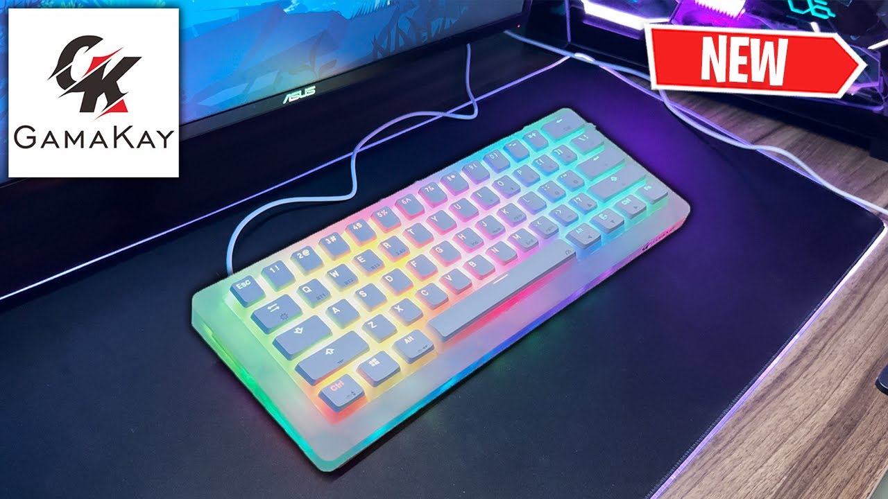 Unboxing Gamakay K61 Pro Mechanical Keyboard + Fortnite Keyboard & Mouse Sounds Gameplay