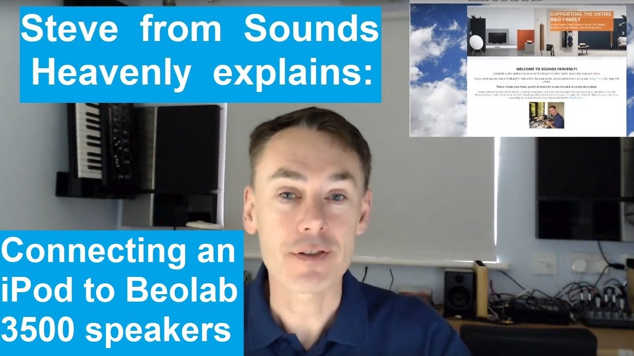 Bang Olufsen How-to guide - Connect an iPod, TV or PC to your B&O Beolab 3500 speaker!
