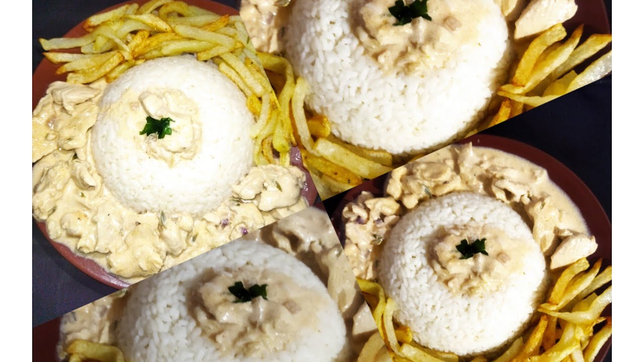 اسكالوب بالكريمة و الأرز أكثر من رااااااائع