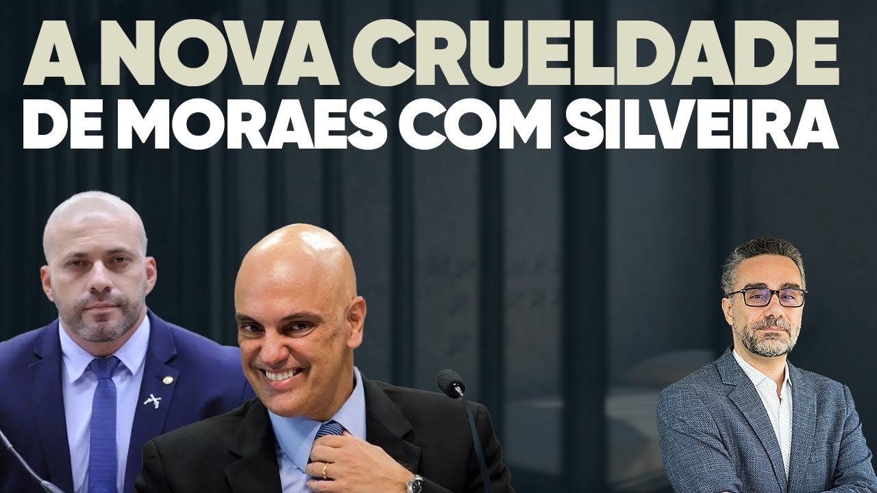 🚨 Moraes continua a barbarizar contra Daniel Silveira. Até quando?