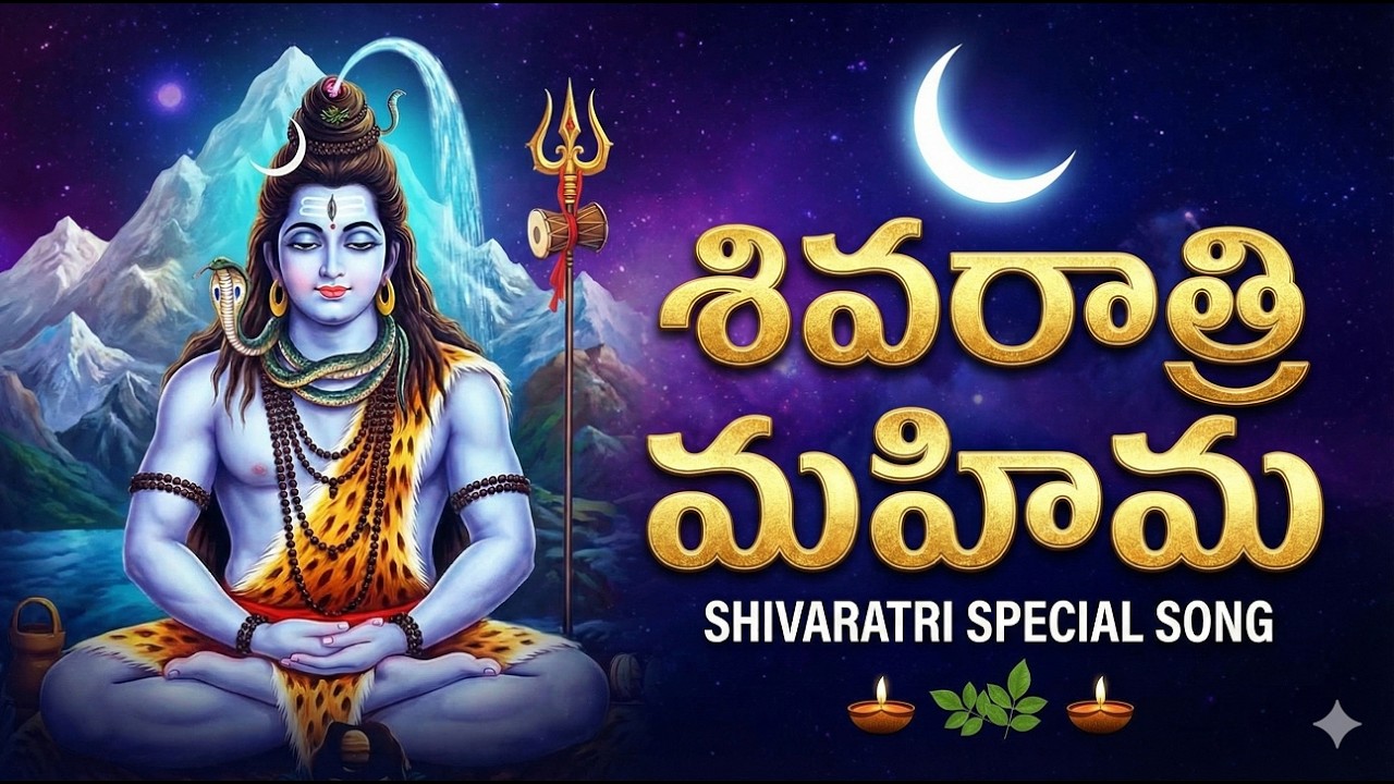 SHIVARATRI SPECIAL SONG  1 🕉️ శివరాత్రి మహిమ 🕉️ 🕉️ ఓం నమః శివాయ – శివరాత్రి ప్రత్యేక గానం