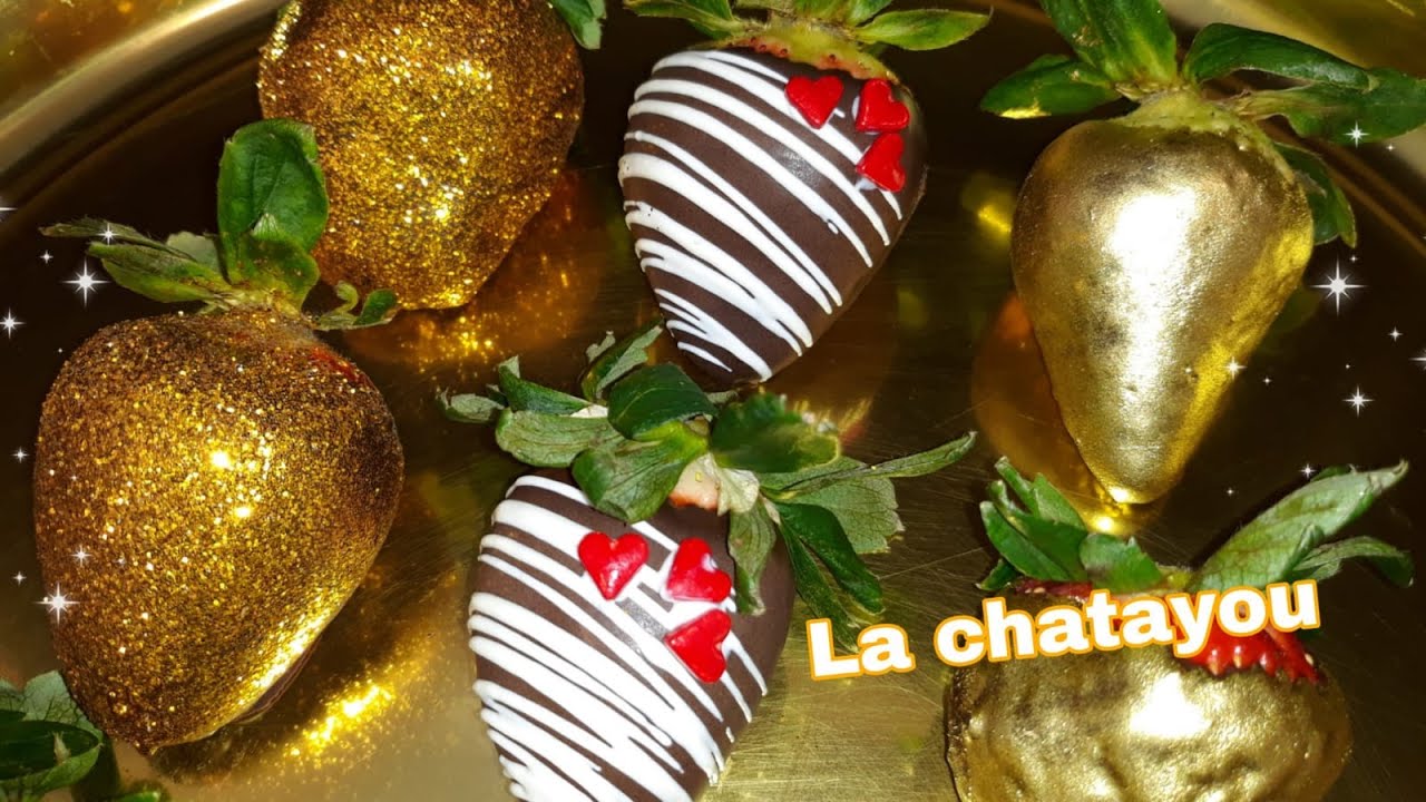 Paso A Paso como Diamantar y Dorar Unas Fresas
