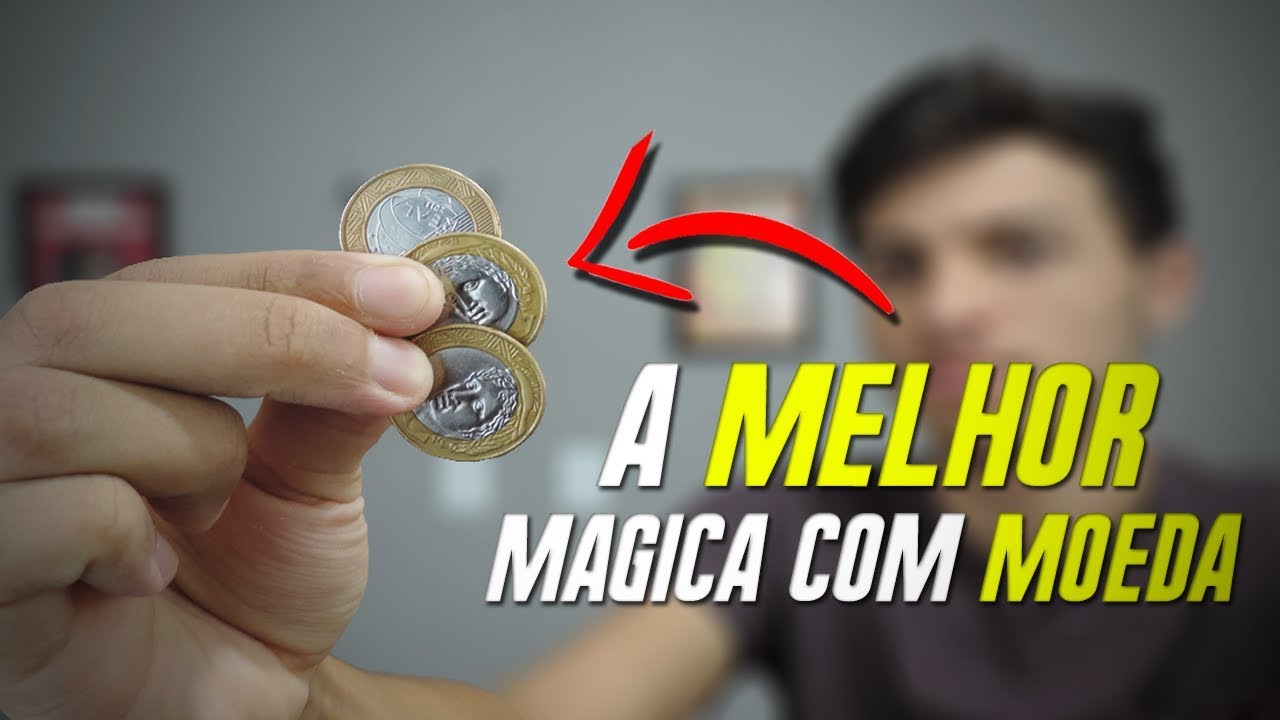 Impressione todo MUNDO!! Aprenda Mágica PROFISSIONAL com MOEDAS!!