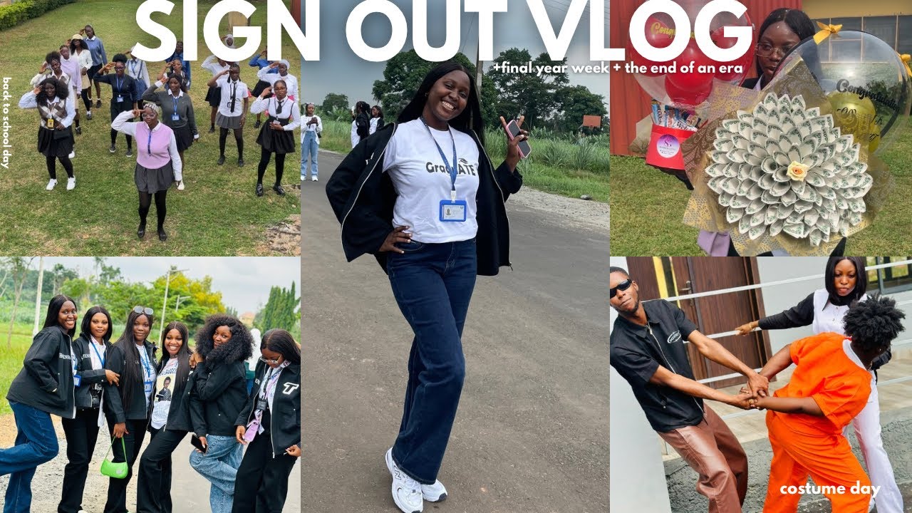 SIGN-OUT VLOG🎓🥳| Final year (FYB) week | graduating from a Nigerian university| The end of an era!