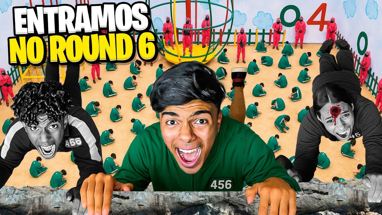 ENTRAMOS NO JOGO ROUND 6 E O PIOR ACONTECEU…😨😬 *roblox 3 da manhã
