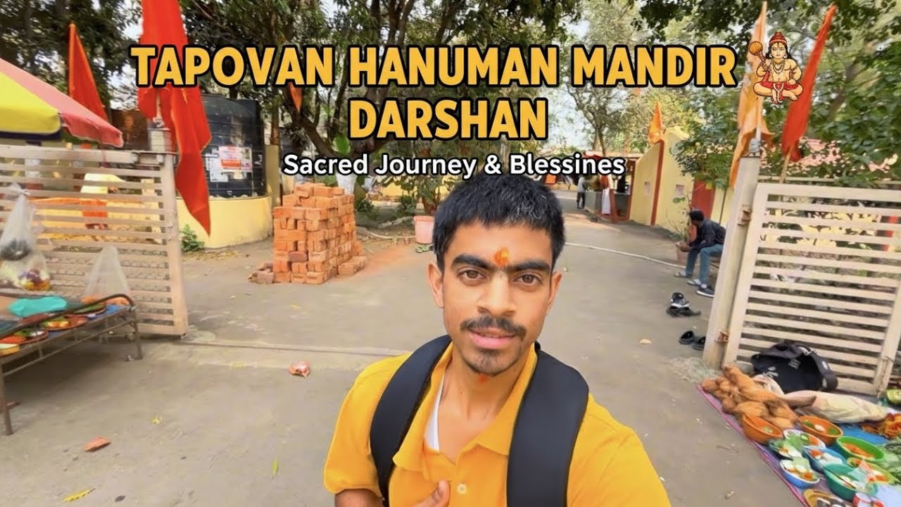TAPOVAN HANUMAN MANDIR darshan ❤️🛕🙏🏻
