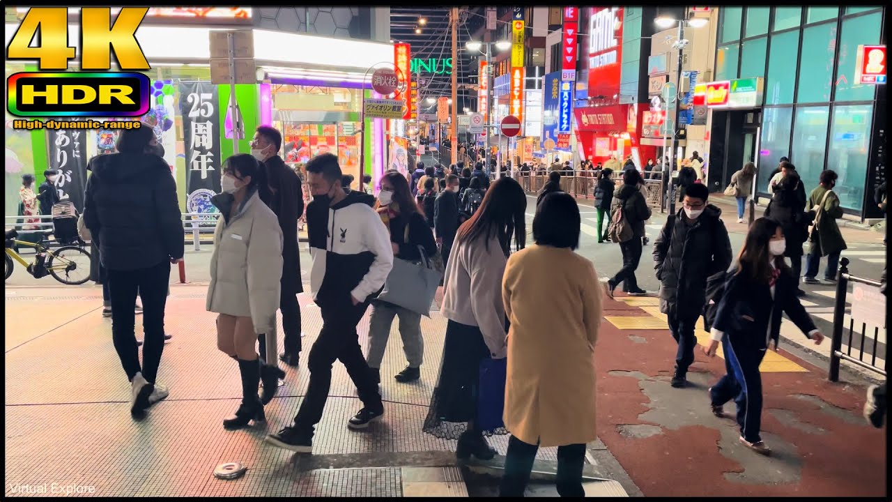 Night Walk in Yokohama West - 4K HDR
