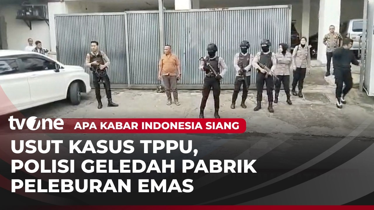 Bareskrim Polri Geledah Pabrik Peleburan Emas di Surabaya | AKIS tvOne